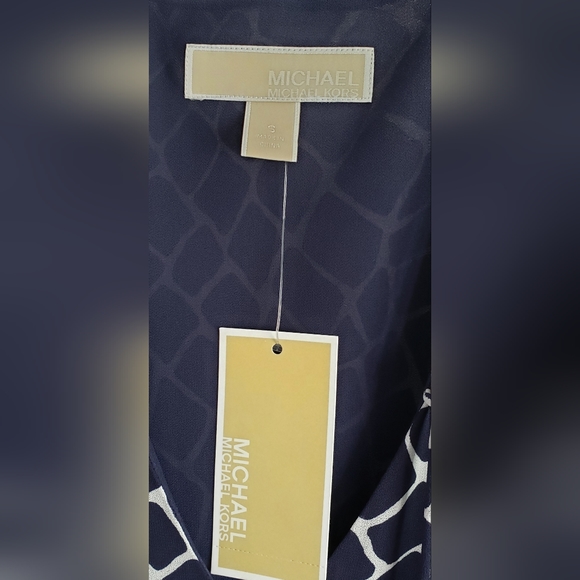NWT! MK Navy Print Dress - Picture 5 of 6